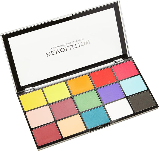 Revolution Beauty London, Reloaded Eyeshadow Palette Iconic 2.0 15 Shades 16.5 G
