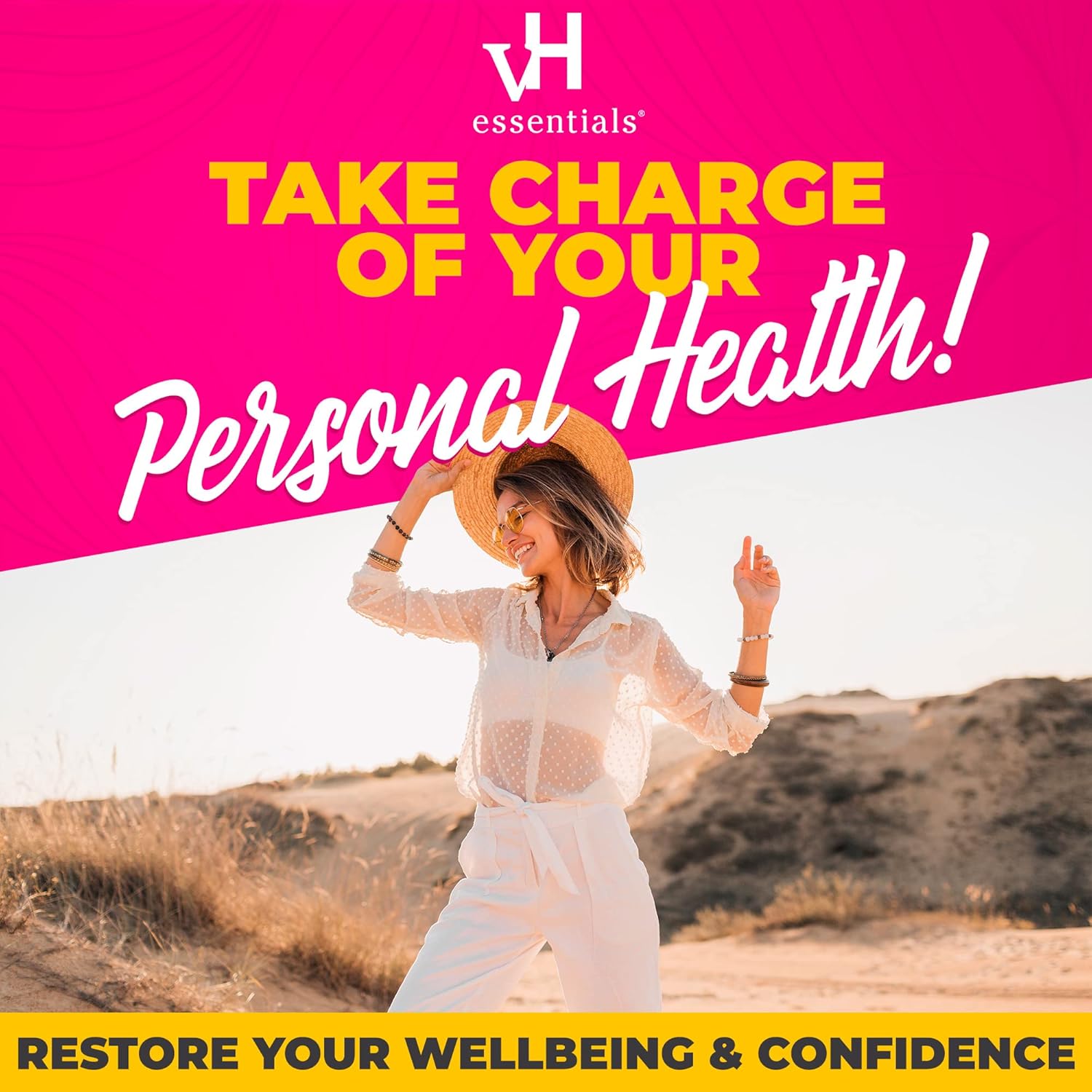 Vh Essentials Boric Acid And Tea Tree Vaginal Suppositories - Prebiotics Formula With Lactic Acid - Ph Balance, Odor Control, Feminine Care - 24 Suppositories And Applicator, White, 2.4 Ounces : Health & Household