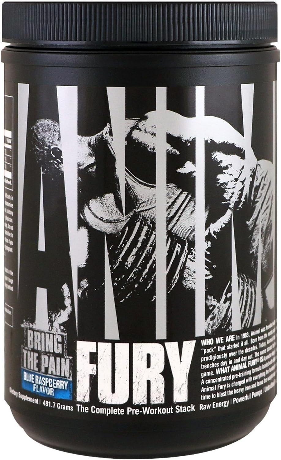Animal Fury - Pre Workout Powder Supplement for Energy and Focus - 5g