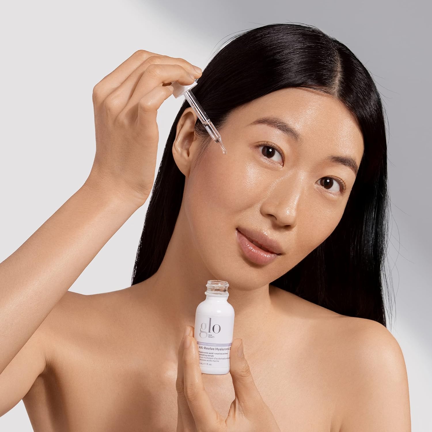 Glo Skin Beauty Ha-Revive Hyaluronic Drops | Hydrating Serum, Boosts Moisture Levels For Refreshed, Radiant Skin (1 Fl Oz) : Beauty & Personal Care