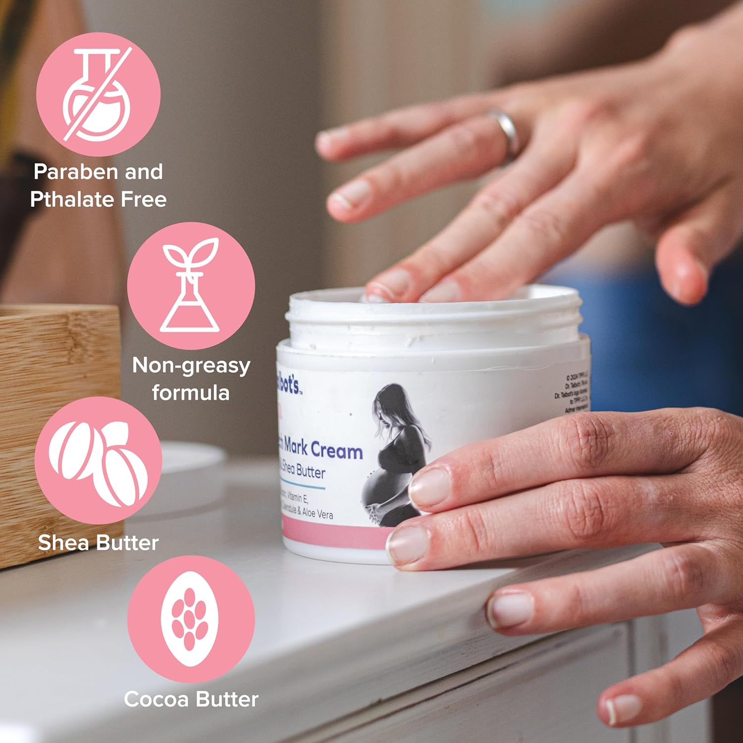 Dr. Talbot'S Mom Stretch Mark Cream - Made With Cocoa And Shea Butter - Postpartum Care For Moms - 8 Oz : Beauty & Personal Care