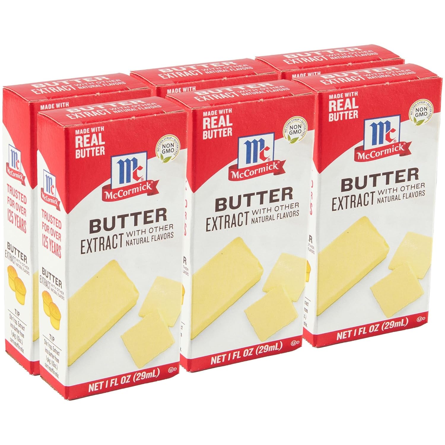 McCormick Butter Extract With Other Natural Flavors, 1 fl oz (Pack of 6)