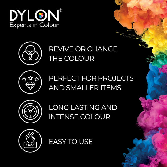 Dylon Hand Dye, Fabric Dye Sachet For Clothes, Soft Furnishings And Projects, 50 G - Espresso Brown - Pack Of 1