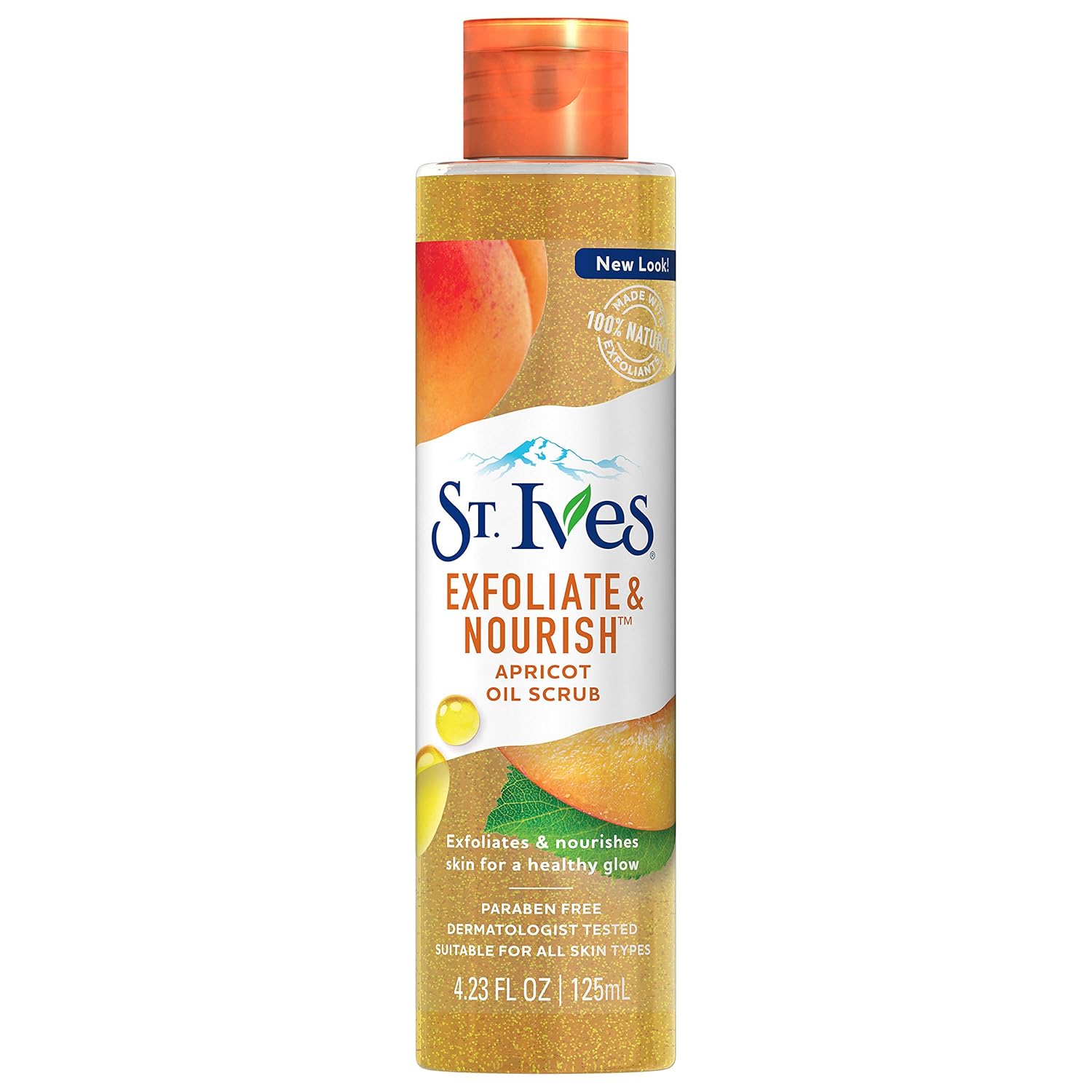 St. Ives Exfoliate & Nourish Facial Oil Scrub, Apricot 4.23 Oz