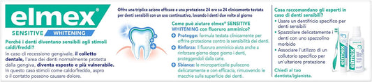 Elmex Sensitive Whitening Toothpaste 75 Ml Pack Of 1