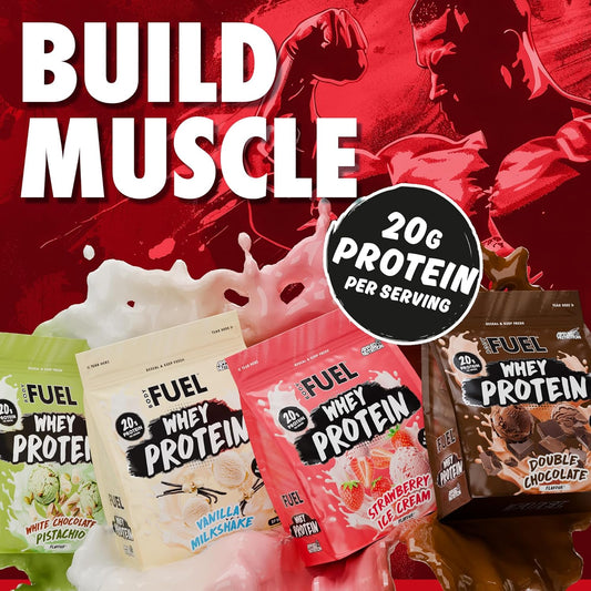 Bodyfuel Whey Protein Powder - 20G Protein For Muscle Recovery & Weight Management - Low-Calorie, Keto-Friendly - (900G - 27 Servings) (Vanilla Milkshake)