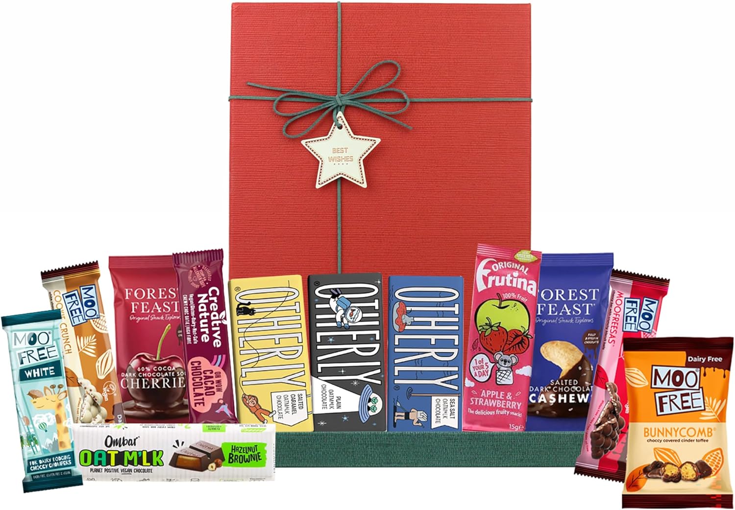 Luxury Vegan Plant-Based Hamper Selection Gift Box For All Special Occasions Birthdays Party Favours Easter Mother'S Day Anniversary - Vegan Chocolate