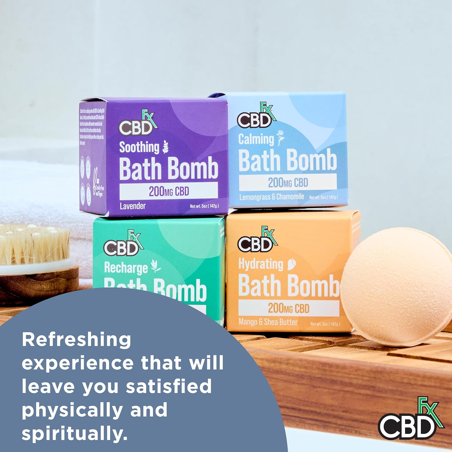 CBDfx 200mg CBD High Strength Calming Single Bath Bomb with Lemongrass & Chamomile for A Muscle Bath Soak, Vegan, Cruelty-Free : Amazon.co.uk: Beauty