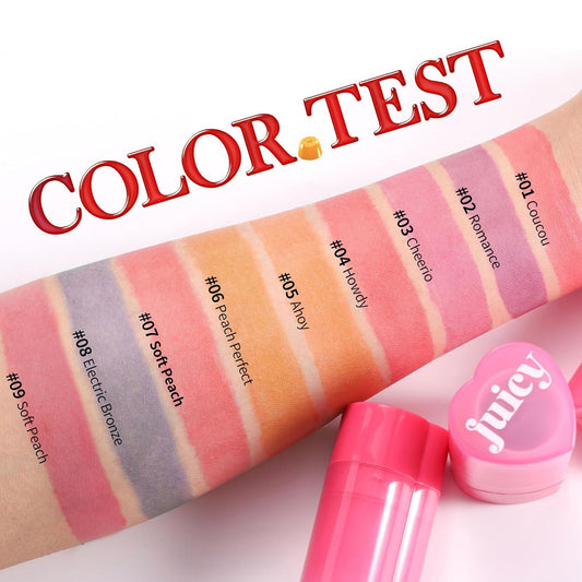 Cooling Water Jelly Tint Blush, Multi-Use Juicy Lip + Cheek Tint, Hydrating & Bouncy Jelly Texture, Long-Lasting Sheer Color, 0.32 Oz (# 05, 0.32 Oz)