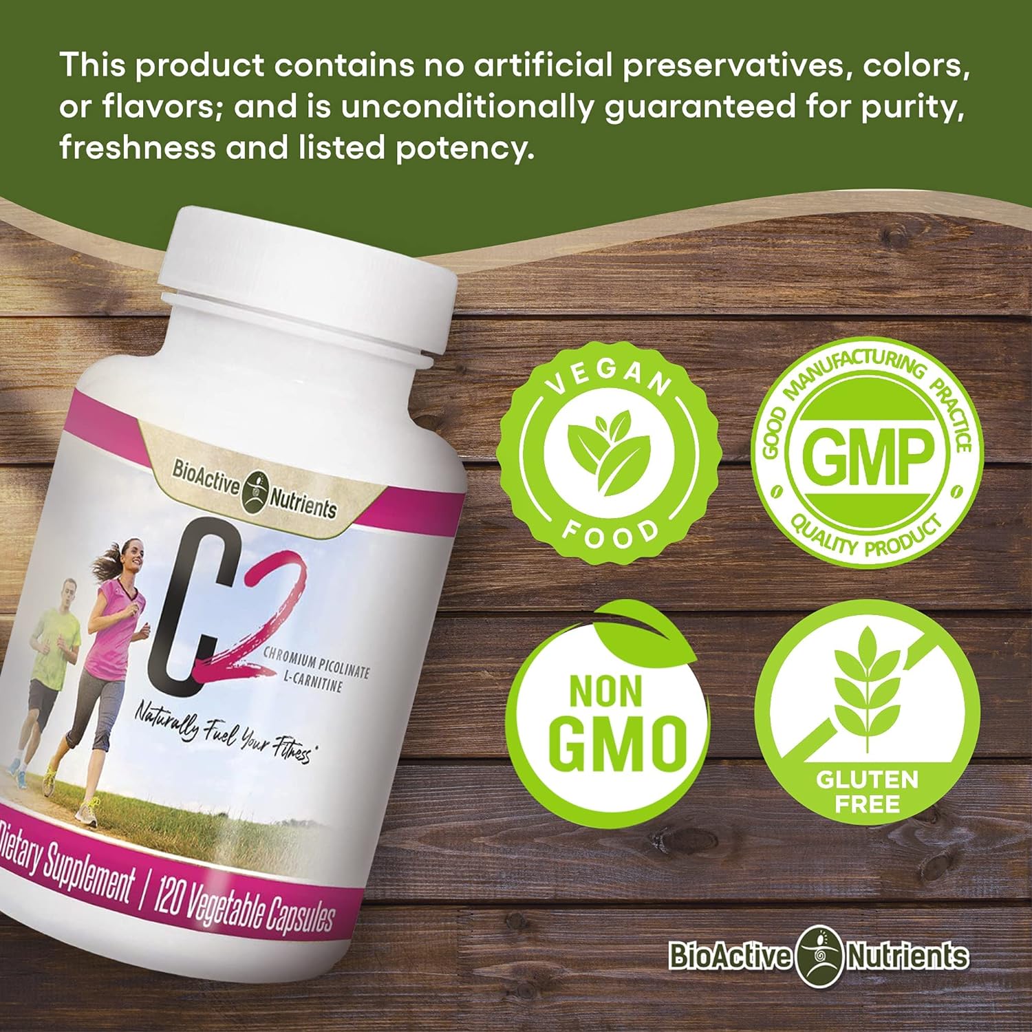 BioActive Nutrients C2-Chromium Picolinate with L-Carnitine to Aid Met