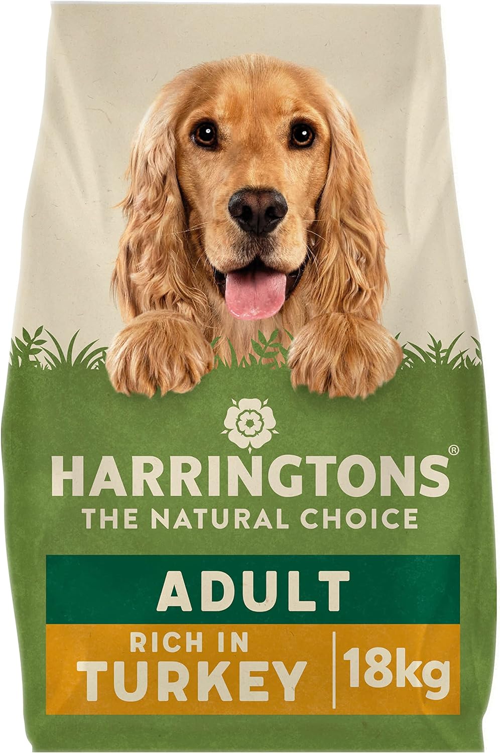 Harringtons Complete Dry Adult Dog Food Turkey & Veg 18kg - Made with All Natural Ingredients?COST308072