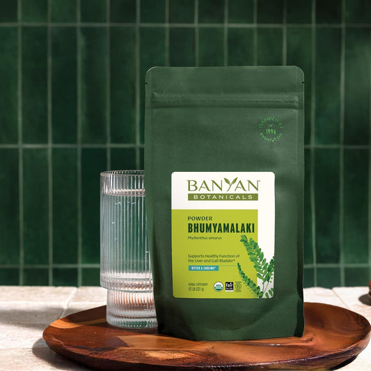 Banyan Botanicals Bhumyamalaki Powder – Organic Liver Health Supplement* – Phyllanthus Spp. – For Natural Detoxification & Cleansing Of The Liver* – 1/2 Pound – Non Gmo Sustainably Sourced Vegan