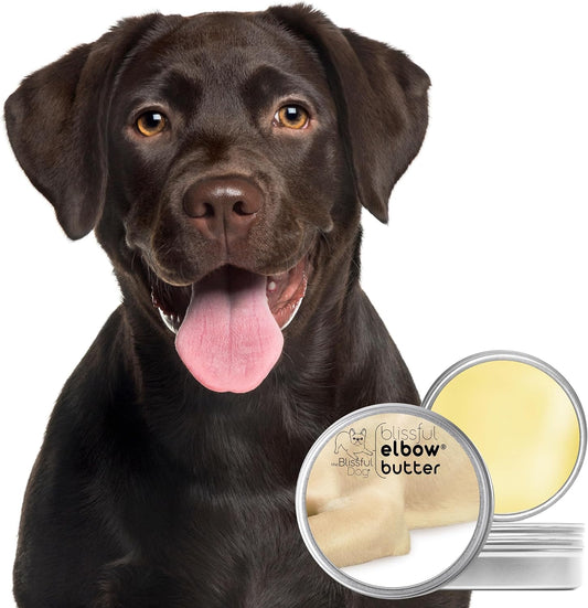 The Blissful Dog Elbow Butter Moisturizes Your Dog's Elbow Calluses - Dog Balm, 1-Ounce