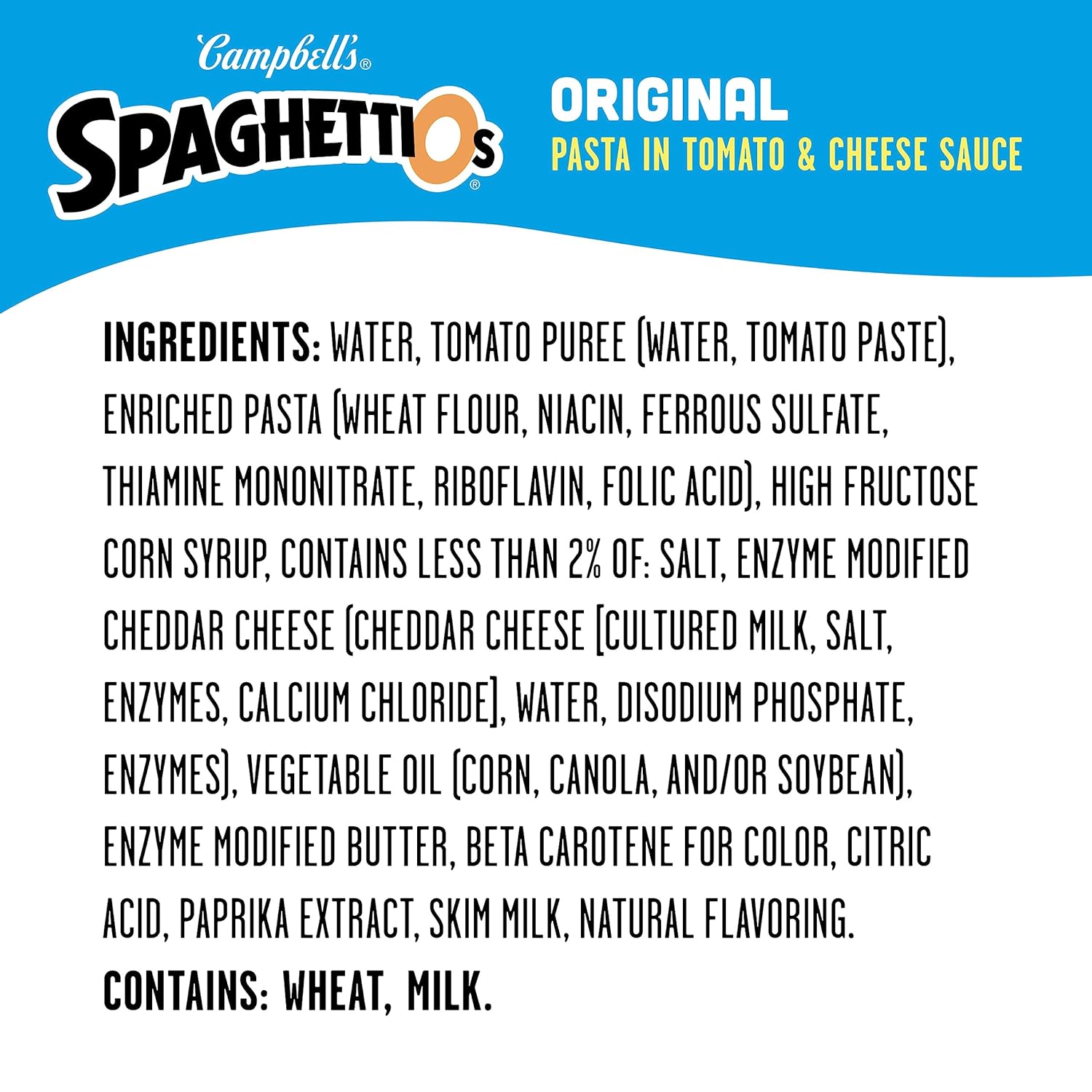 SpaghettiOs Original Canned Pasta, 22.4 oz Can : Grocery & Gourmet Food