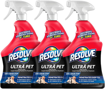 Resolve Ultra Stain & Odor Remover For Pet Messes, 32Oz (Pack of 3)