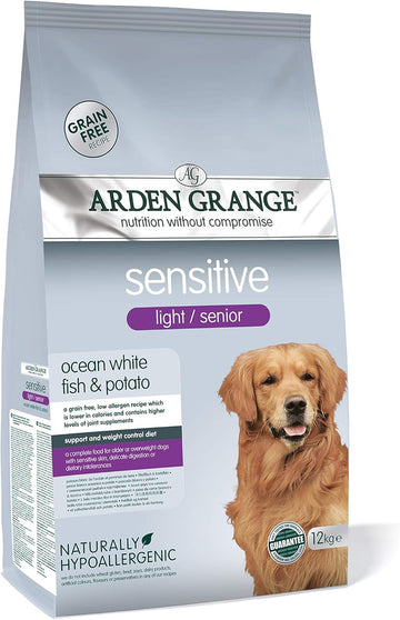 Arden Grange Sensitive Light/Senior Dry Dog Food, Fish, 12 kg?SWF7620