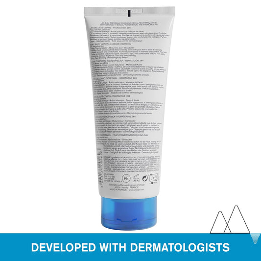 Uriage Silky Body Lotion With Shea Butter & Hyaluronic Acid | 24H Hydration, Smoothing Effect, Moisturizer, Paraben-Free