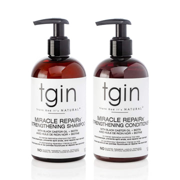 tgin Miracle RepaiRx Strengthening Shampoo and Conditioner Duo For Damaged hair - For Damaged Hair - Shampoo and Conditioner Set - Repair - Protect - Restore