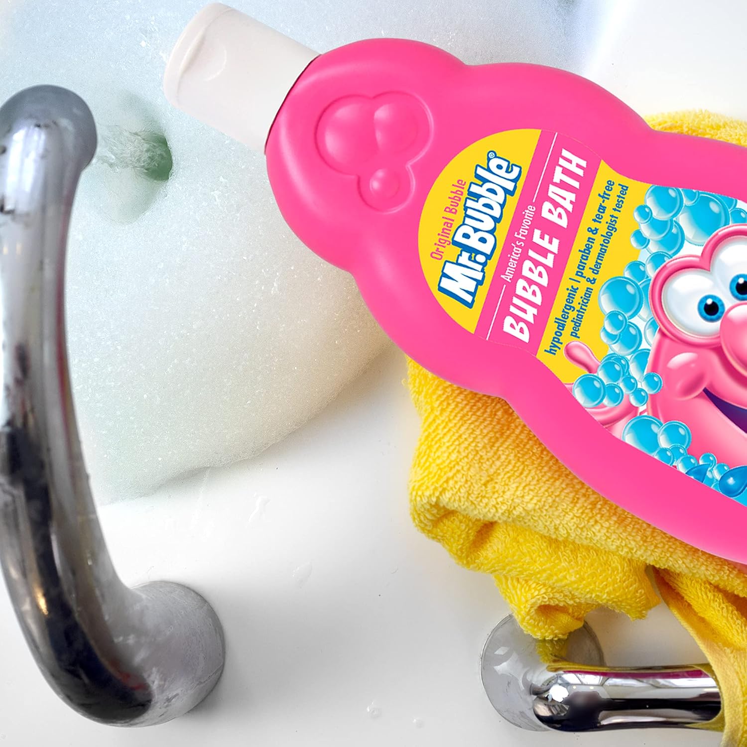Mr. Bubble Original Bubble Bath - Great For Your Baby, Kids, And Adults - Hypoallergenic, Tear Free Bubble Bath Solution (2 Bottles, 16 Fl Oz Each) : Beauty & Personal Care
