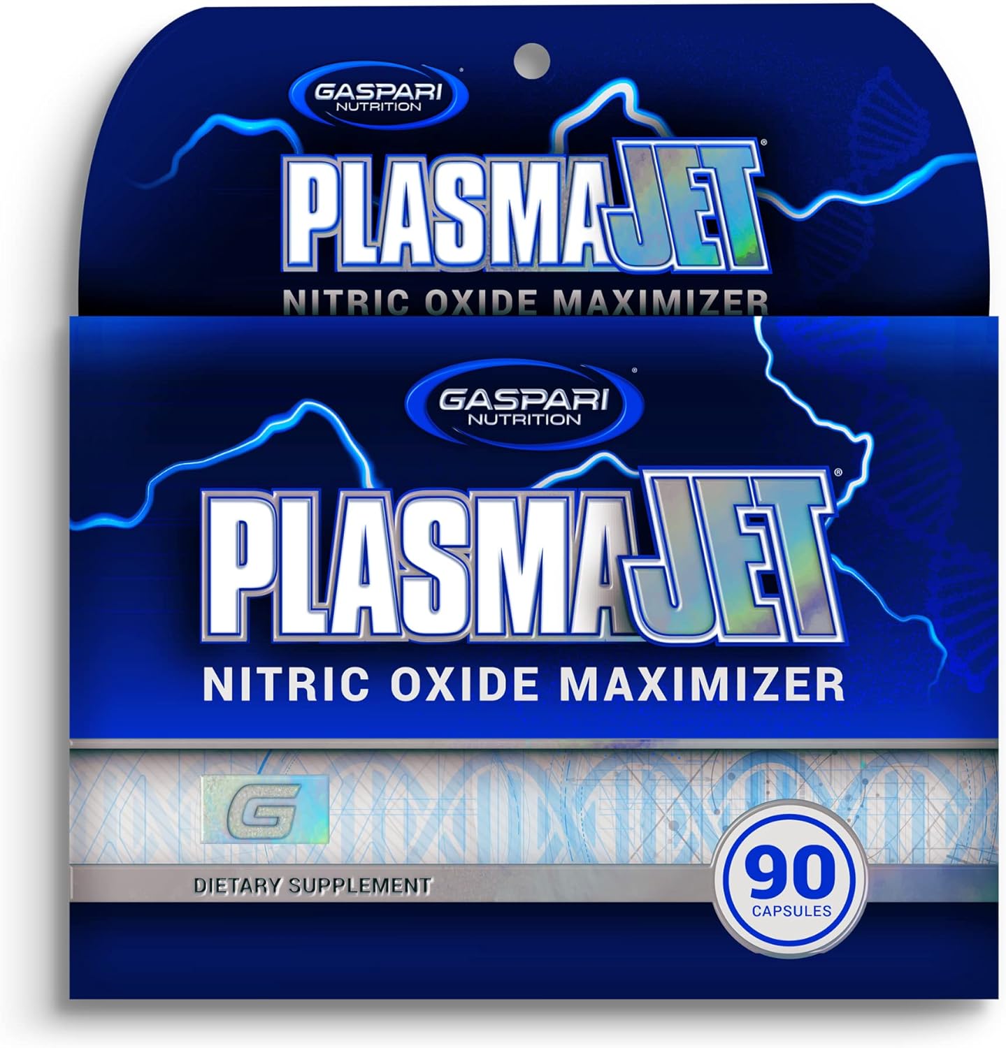 Gaspari Nutrition Plasmajet, Legendary N.O. Nitric Oxide Maximizer, Increased Lean Mass And Strength, Maximum Vascularity And Vasodilation, 90 Capsule