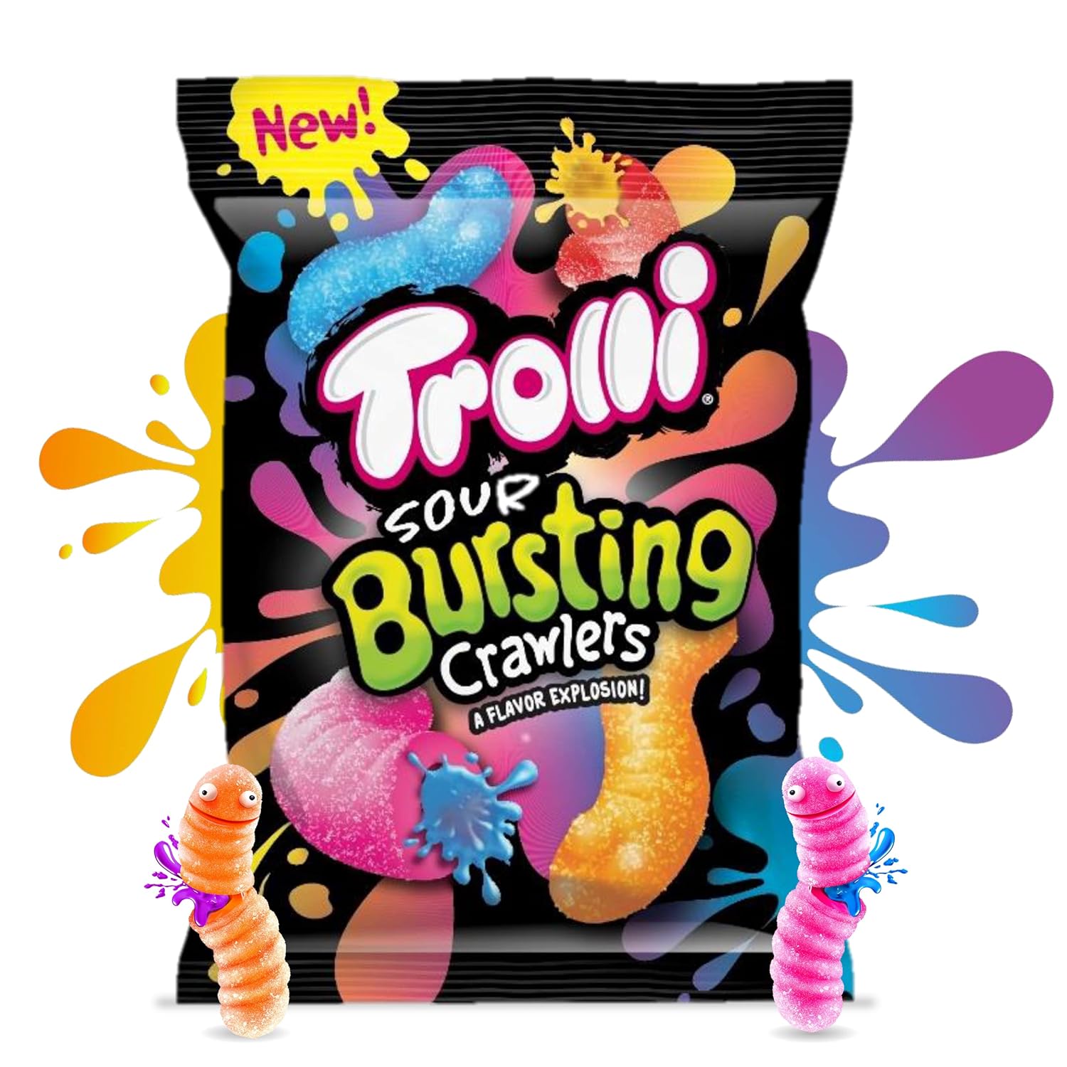 Trolli Sour Bursting Crawlers, 4.25 Ounce