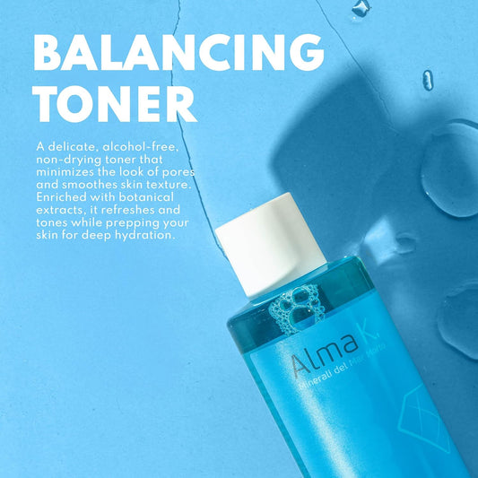 Alma K Balancing Toner - Alcohol-Free Skin Toner - Hydrating Toner For Face - Face Toner For Women - Moisturizing Toner For Dry Skin - 6.7 Oz