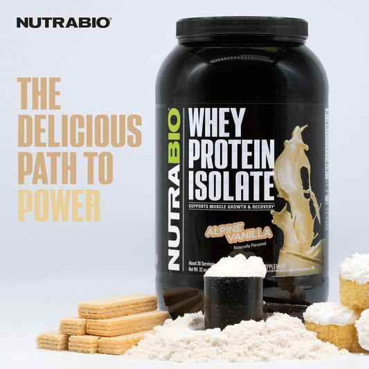 Nutrabio 100% Whey Protein Isolate Protein Powder – 25G Protein With Complete Amino Acid Profile, Non-Gmo, Soy And Gluten Free, Low Carb And Low Calorie Whey Protein Powder - Dutch Chocolate - 2 Lbs