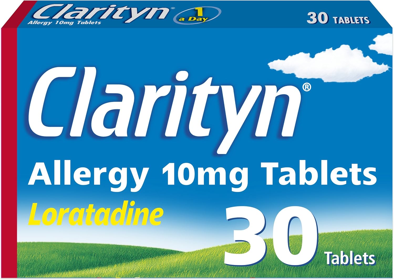 Clarityn Allergy Relief Tablet | Hayfever Relief Tablet | Loratadine | Antihistamine | All Day Maximum Strength Symptom Relief With One Tablet Per Day | 30 Count (Pack Of 1)