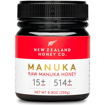 New Zealand Honey Co. Raw Manuka Honey Umf 15+ | Mgo 514+, Umf Certified / 8.8Oz