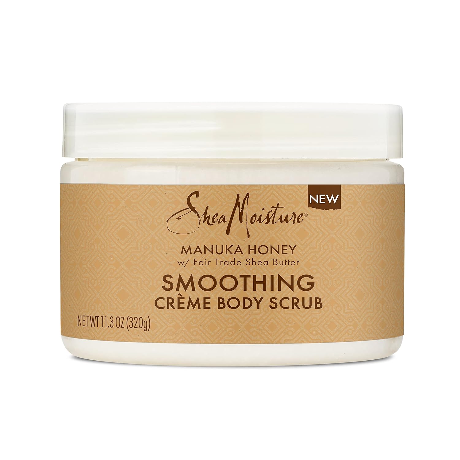 Sheamoisture Smoothing Body Scrub Manuka Honey To Reduce Rough Skin Exfoliating Body Scrub With Fair Trade Shea Butter 11.3 Oz