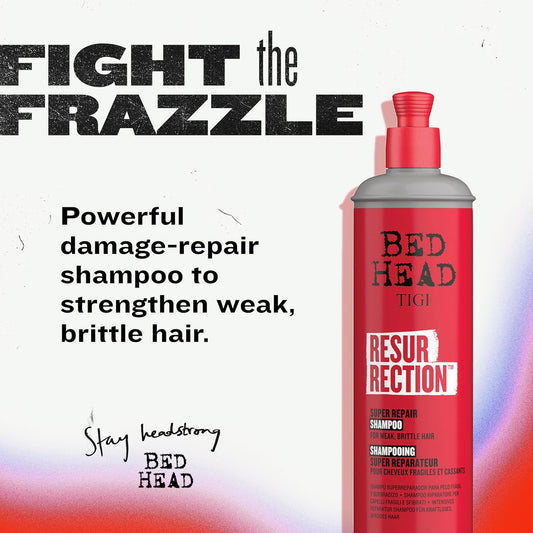 Bed Head By Tigi Resurrection Super Repair Shampoo, 600Ml – Repairing Shampoo For Dry, Brittle And Damaged Hair With Added Moisture And Nourishment??