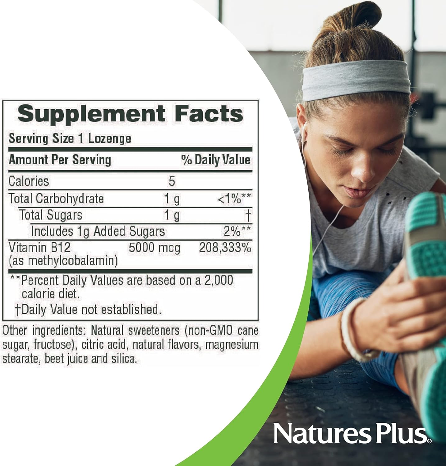 Nature'S Plus Shot-O-B12 Lozenges Wild Berry - 5000 Mcg - 30 Lozenges