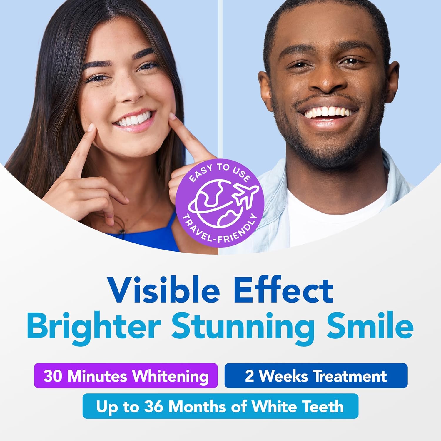 MAREE Dental Care Kit with Mint Flavor Comfortable for Sensitive Teeth - Teeth Whitening Strips with Calcium Formula -White Strips for Gentle Dental Care & Fresh Breath - Pack of 28 Strips : Health & Household