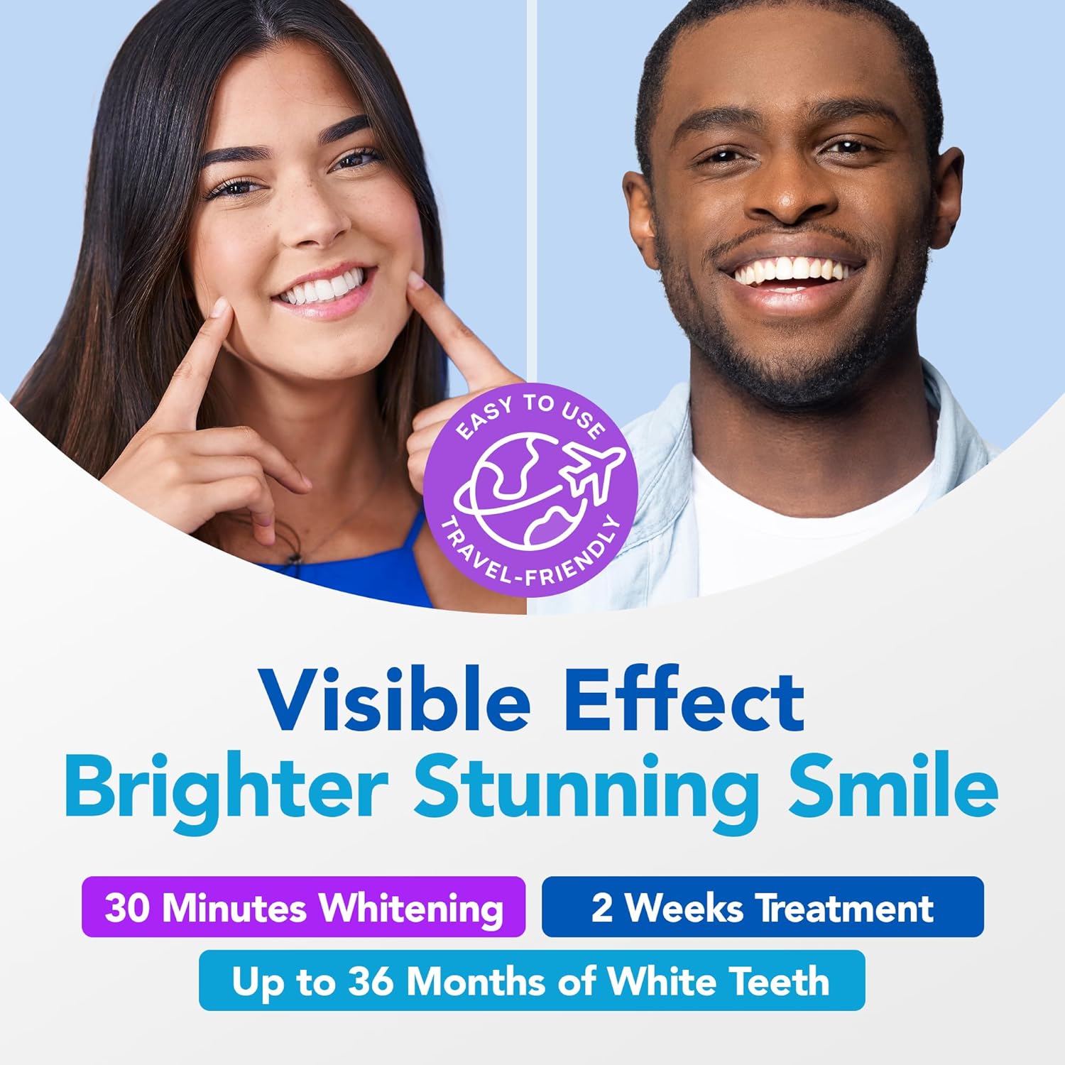 MAREE Teeth Whitening Strips with Mint Flavor Comfortable for Sensitive Teeth - Teeth Whitening Strips with Calcium Formula -White Strips for Gentle Dental Care & Fresh Breath - Pack of 28 Strips : Health & Household