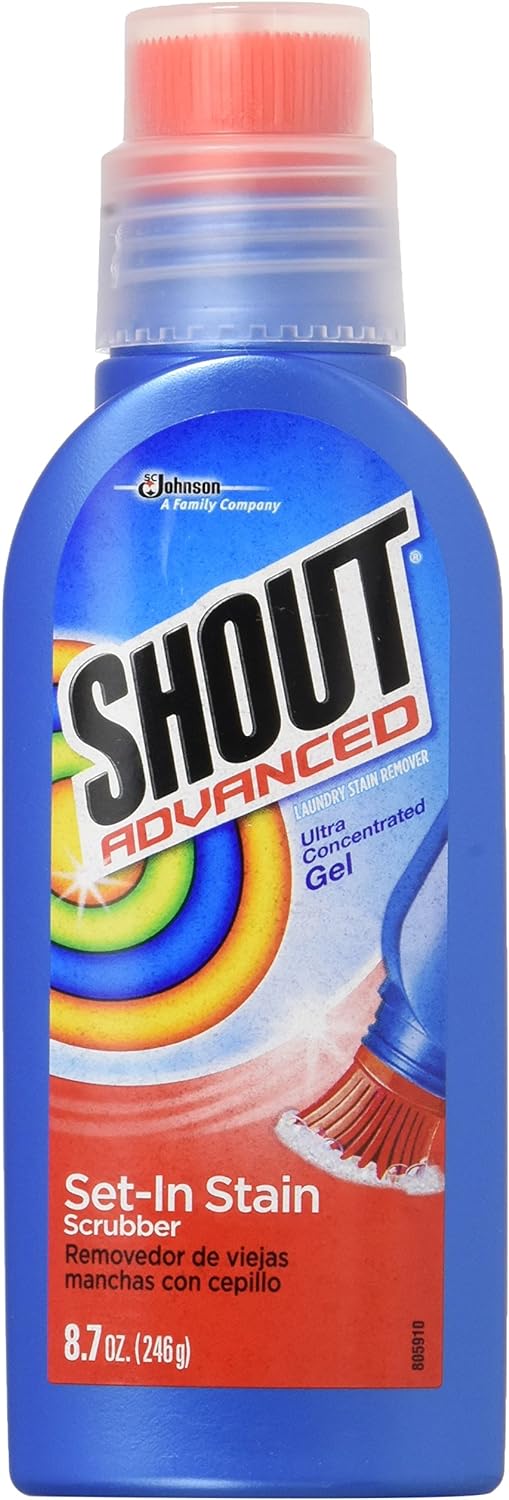 Shout Advanced Ultra Concentrated Stain Removing Gel, 8.7 Oz (Pack of 4)