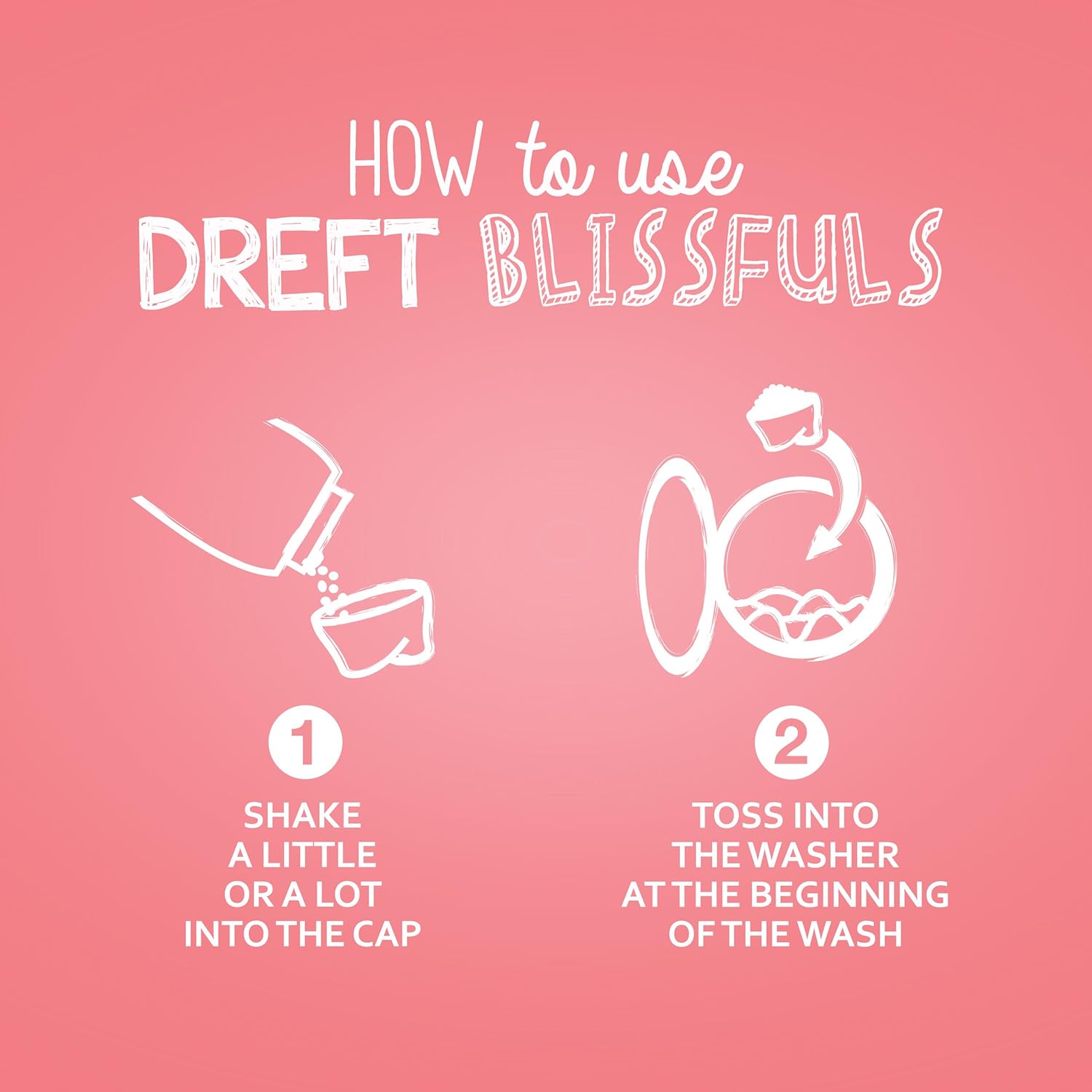 Dreft Blissfuls In-Wash Scent Booster Beads, Baby Fresh, 13.4 Oz, Deodorizer