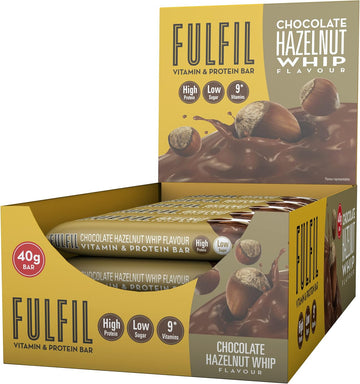 Fulfil Vitamin And Protein Bars (15 X 40 G Bars) — White Chocolate Cookies And Cream Flavour — 15G High Protein, 9 Vitamins, Low Sugar