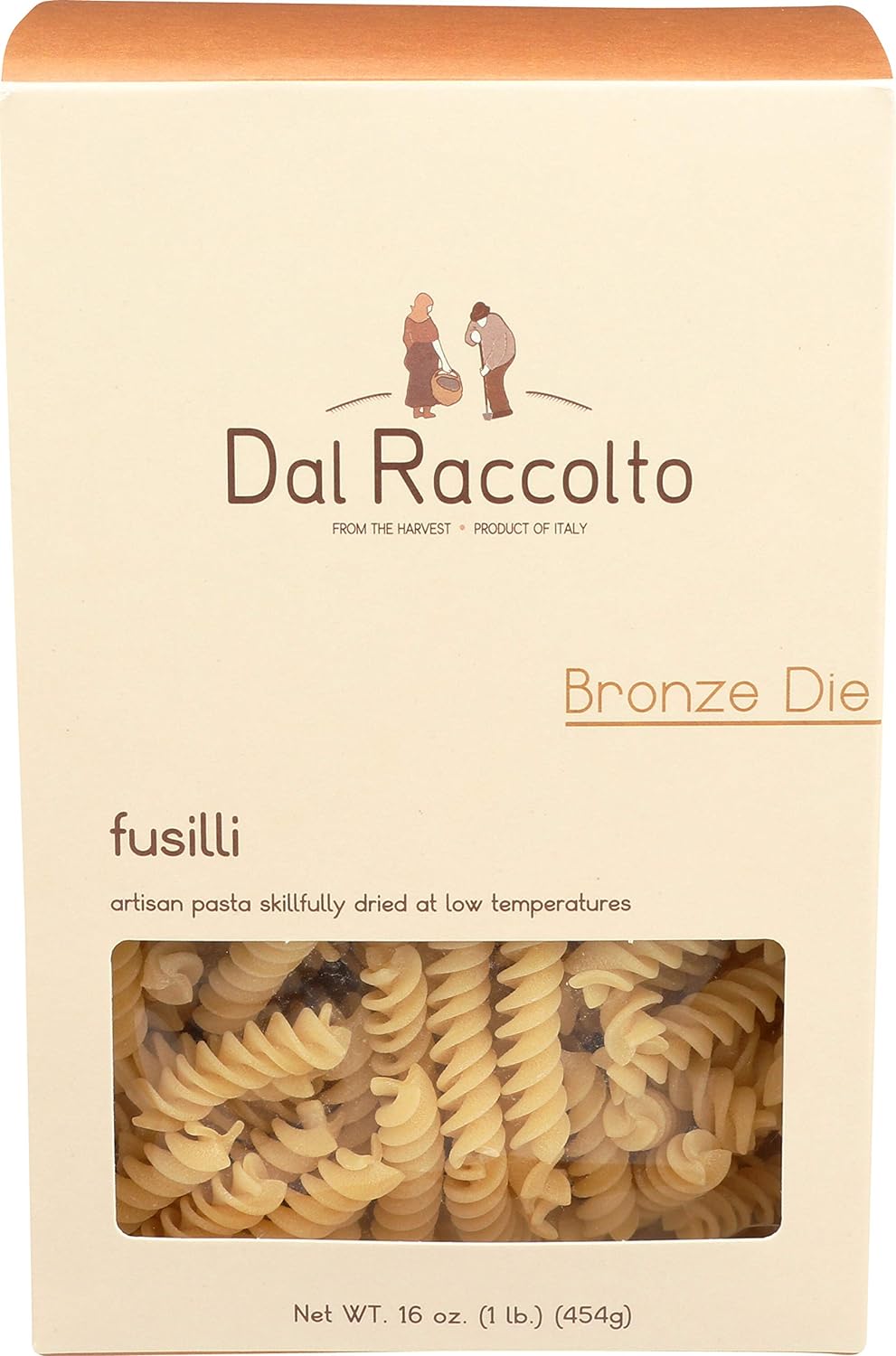 Dal Raccolto Bronze Die Pasta - Fusilli, 1 lb Box : Coffee Substitutes : Grocery & Gourmet Food