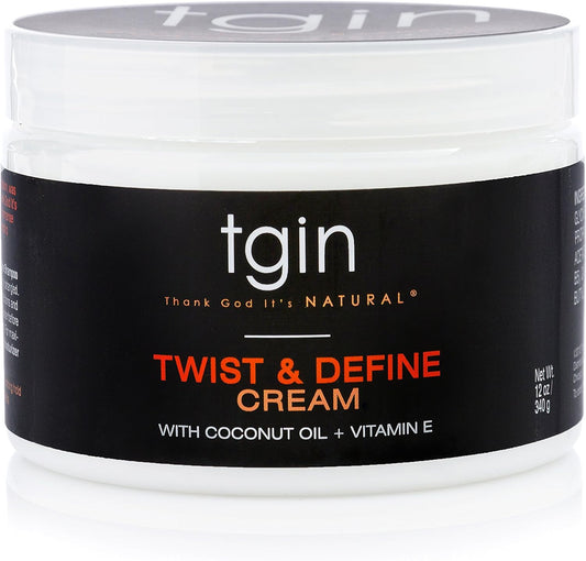 Tgin Twist And Define Cream For Natural Hair, 12Oz By Thank God It'S Natural, Llc