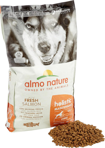 almo nature Dog Food Holistic Large with Salmon and Rice 12 Kg, transparent?765