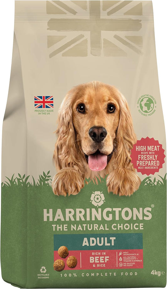 Harringtons Dog Beef 4kg (Pack of 3)?HARRB-C4