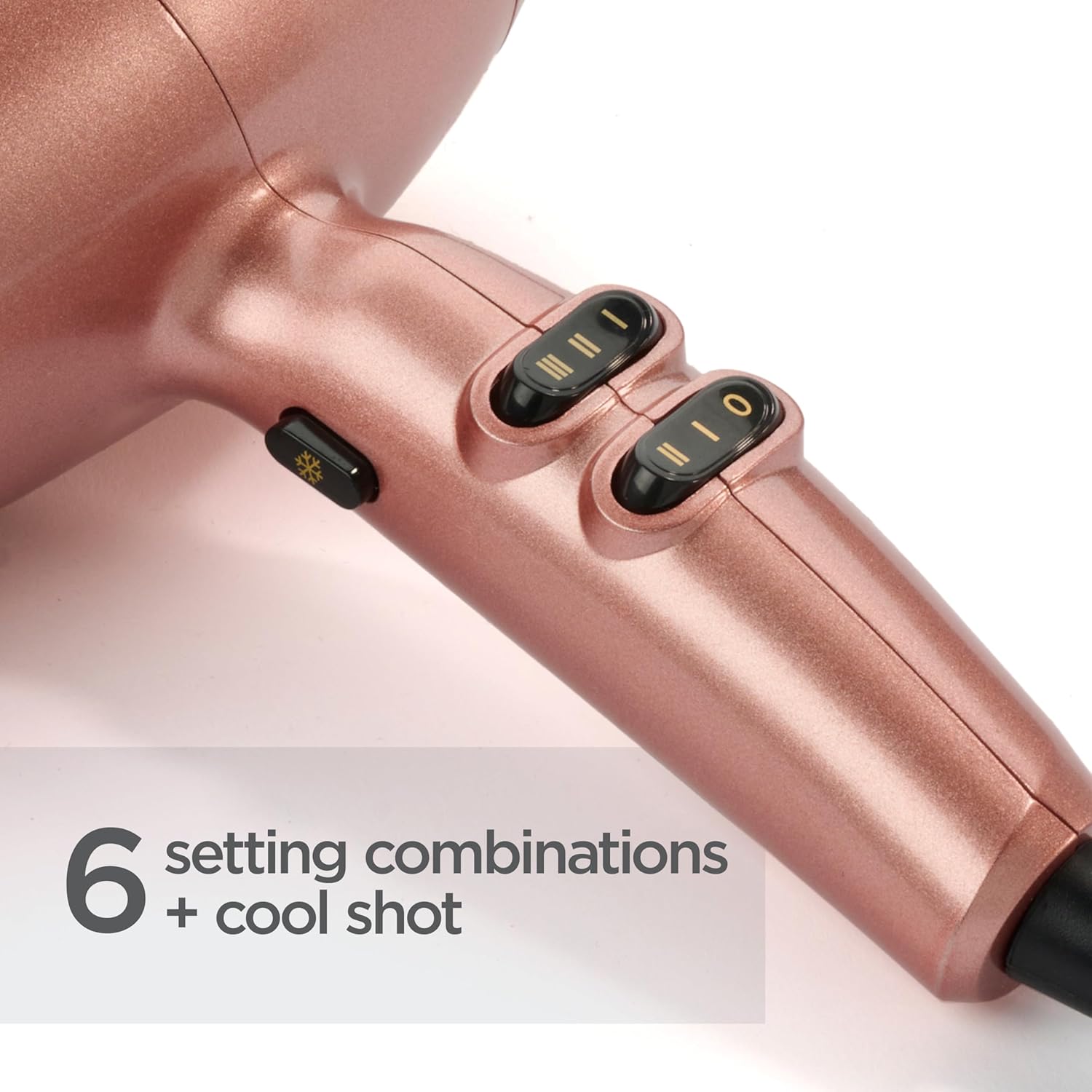 BaByliss Shimmer Hair Dryer - 2100W Professional Ionic Blow Dryer, Lightweight Travel Hairdryer, Fast Drying Ceramic Hair Dryer, 3 Heat & 2 Speed Settings, Silver, 5336BU : Amazon.co.uk: Beauty