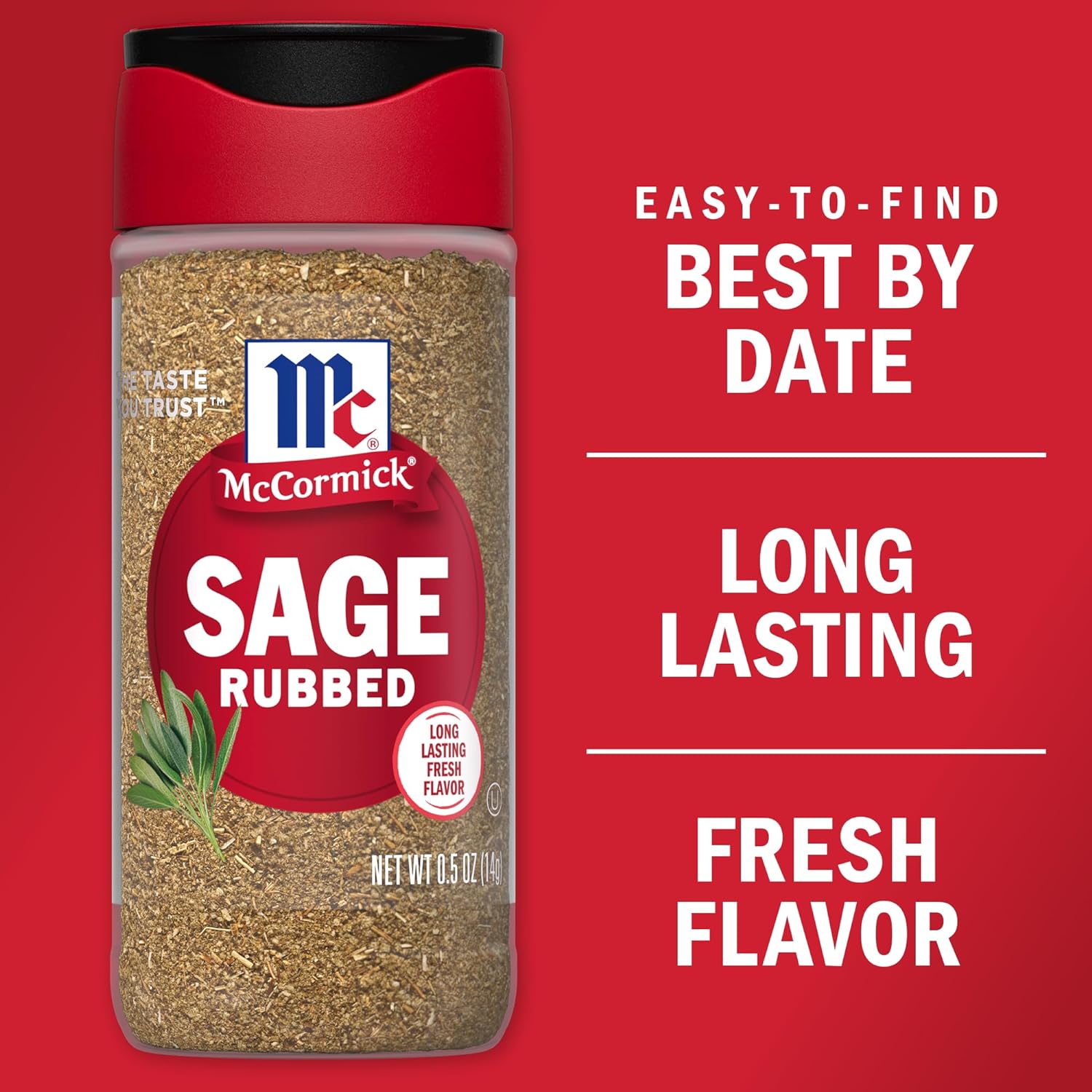 McCormick Rubbed Sage, 0.5 oz (Pack of 6) : CDs & Vinyl