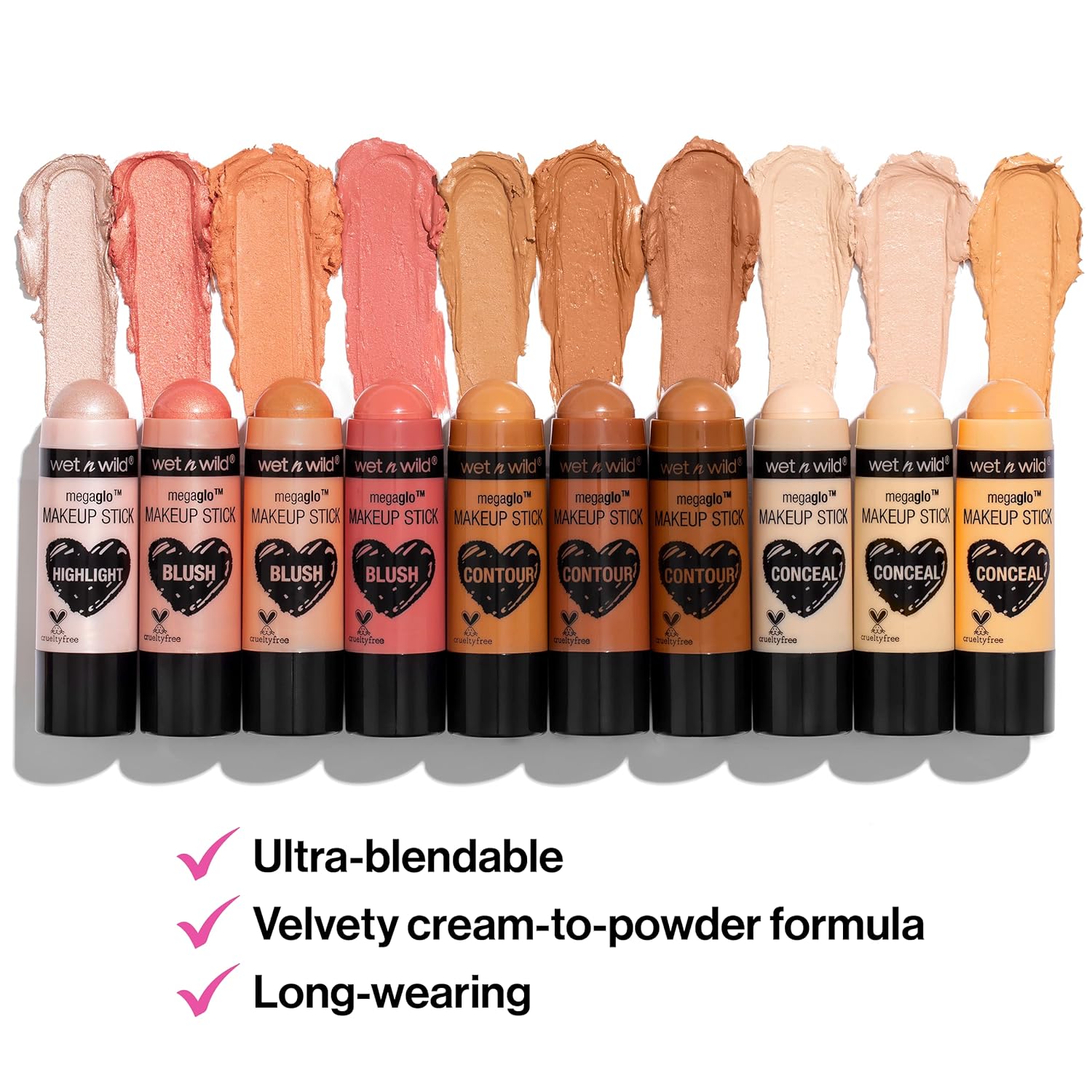 wet n wild MegaGlo Makeup Stick, Buildable Color, Versatile Use, Cruelty-Free & Vegan - Call Me Maple : Beauty & Personal Care