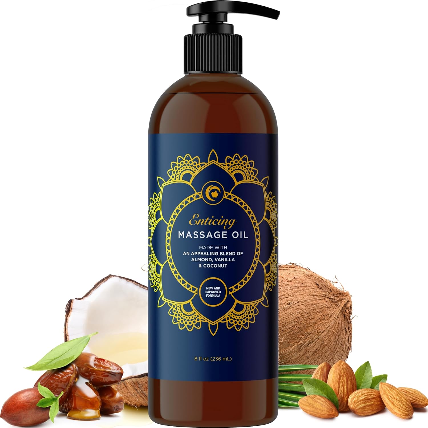 Luxurious Vanilla Massage Oil for Couples - Easy Glide Non Greasy Swee