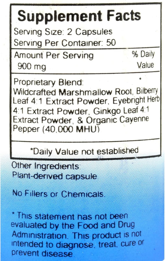Dr. Christopher s Bierry Eye - 425 mg - 100 Vegetarian Capsules - by Dr. Christopher's Formulas