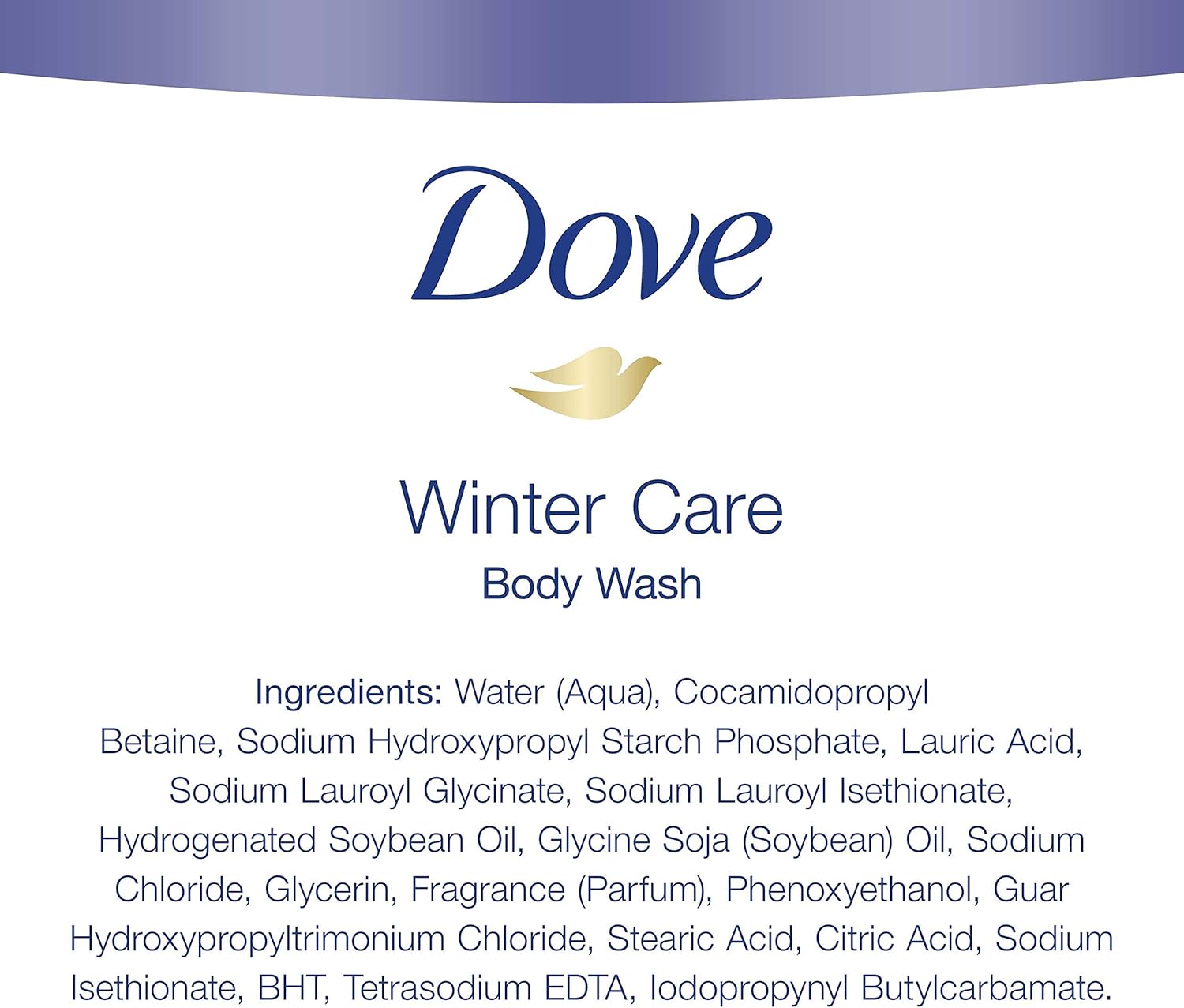 Dove Body Wash To Nourish and Moisturize Dry Skin Winter Care for Softer, Smoother Skin After Just One Shower 22 oz, 4 Count