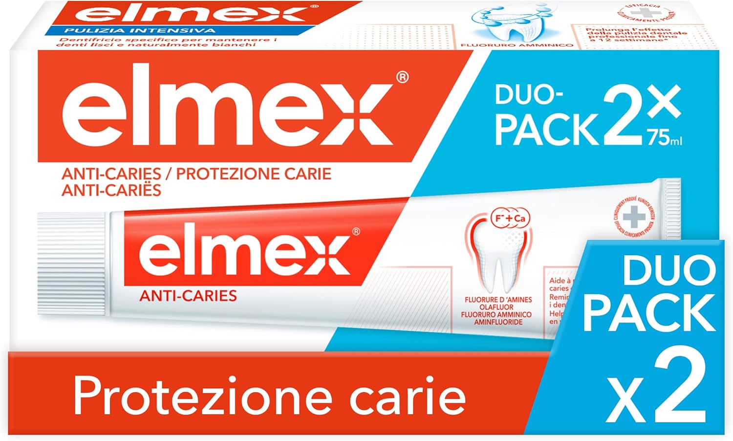 Elmex Anti-Decays Toothpaste 2 X 75Ml