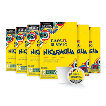 Café Bustelo Nicaragua Dark Roast Coffee, 72 Keurig K-Cup Pods