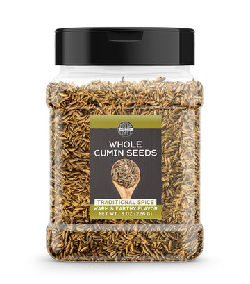 Birch & Meadow Whole Cumin Seeds, 8 Oz, Earthy & Warm Flavor, Aromatic Spice